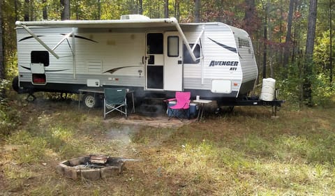 "Boon-Docking" or camping off grid with all of the comforts of home when you have the generator optional add-on.