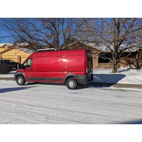 VIBROACOUSTIC Cherry Red Dodge Ram Campervan in Wheat Ridge