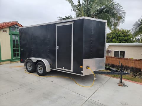 14 Ft Toy Hauler w/Living Space Towable trailer in National City