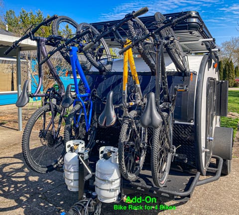 ADD-ON -- Alta Bike Rack can haul Four bikes.

(see What's Included section for Bike Specifics)