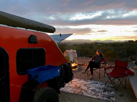 The perfect campsite setup!