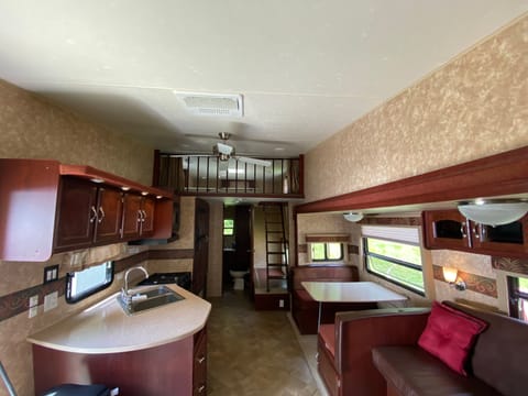One of the few campers with a ceiling fan, very spacious and a loft that any kids would love 
