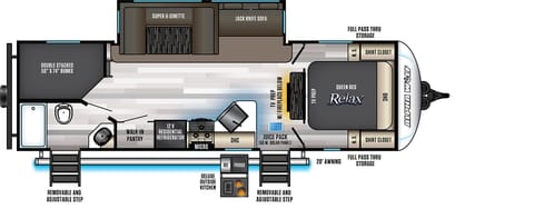 The family Dream - 30ft Half Ton Towable, w/Bunks Towable trailer in Roseville