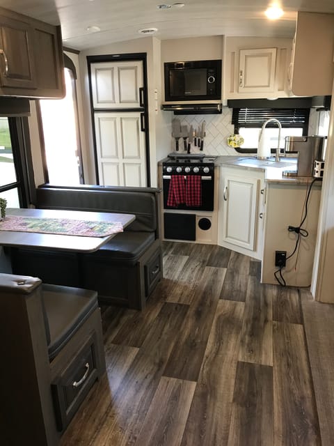 Rear kitchen and Dinette