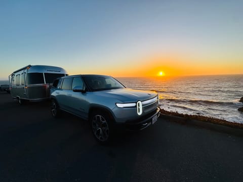 Camp Like a Champ in our Solar-Powered Airstream - Create Memories Towable trailer in Los Altos