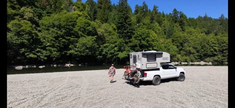 4x4 Toyota Tacoma with Scout Yoho Truck Camper Campervan in San Francisco