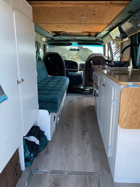 Meet "Sharptooth" the traditional Vanlife Sportsmobile Regular Length. Drivable vehicle in Belmont