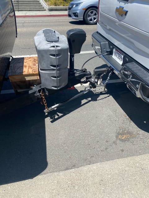 if you don’t have the right hitch, you can use our. We want you to be safe when pulling this trailer