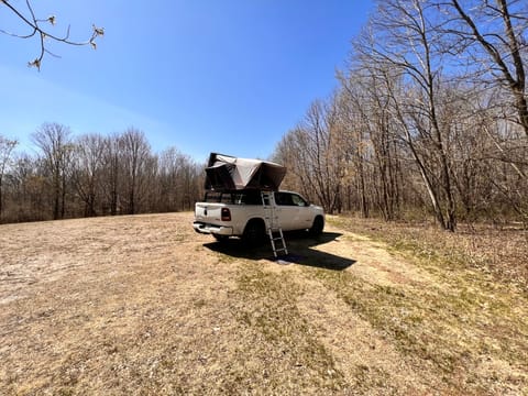 Ram Truck with Roofnest Condor Overland RTT Drivable vehicle in Maple Grove