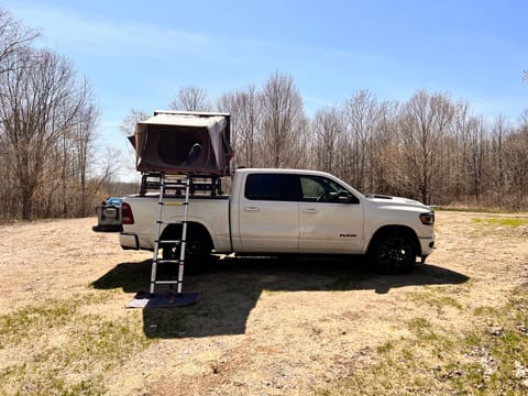 Ram Truck with Roofnest Condor Overland RTT Drivable vehicle in Maple Grove