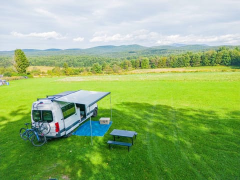 Park it in a field and start camping!
Love this photo? We do too! It was taken by van guest, Brian Threlkeld.