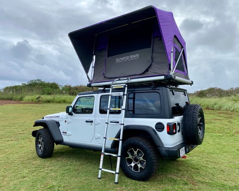 Sleep & Camp Around Kaua'i Island | 2021 Jeep Wrangler Drivable vehicle in Anahola