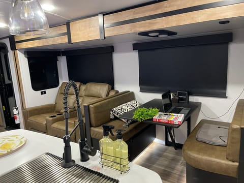 Our  “fully equipped” Condo On Wheels! Towable trailer in Fayetteville