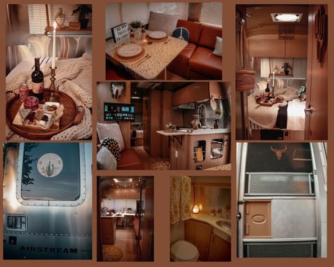 This is a little collage of different parts of our airstream all in one for quick viewing. 
