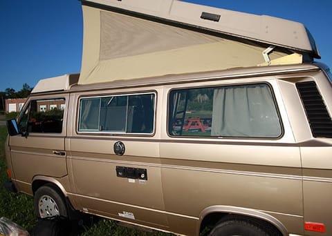 Vintage Van Adventures -- Goldie Campervan in Brunswick