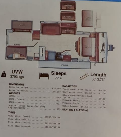 Floor plan and specs