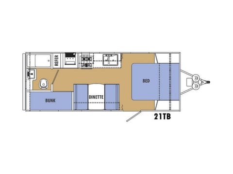 Forest River Shasta Freeport - Sleeps 7 Towable trailer in Rapid City