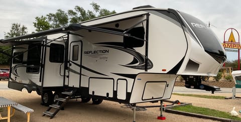 Grand Design Reflection 303RLS at Indian Springs Campground in Greendale, Indiana