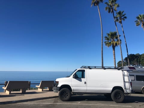 The Great White, a Rugged Adventure Van Campervan in Leucadia