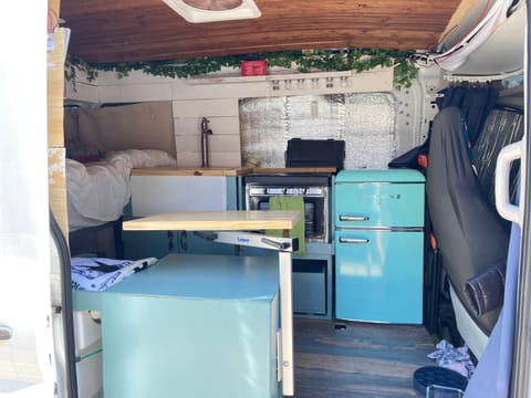 Retro Homey Pet Friendly 2019 Ford Transit 350 Mid-Roof Camper Van Campervan in Chino