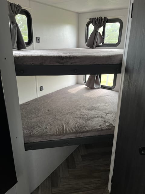 Double bunk beds with usb hookups