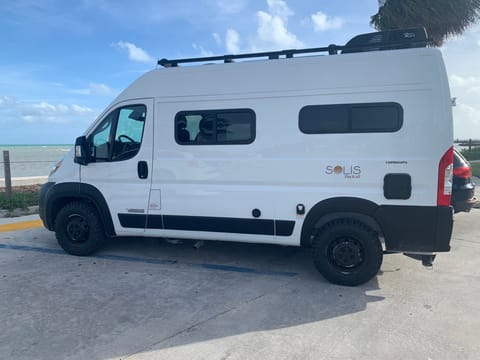 Camper Van for the Adventurer, Loaded, AC, Winnebago 2023, Get Up & Go Drivable vehicle in Key West