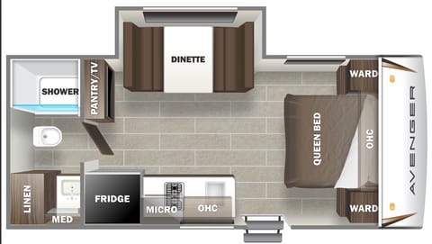 2022 PrimeTime Avenger LT 22' Lightweight Trailer Towable trailer in Springfield