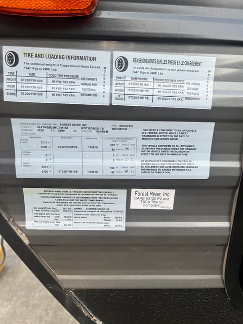 2000 Wildwood Travel Trailer Towable trailer in Lodi