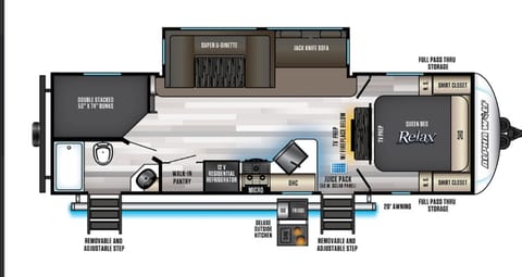 2022 Forest River Cherokee Alpha Wolf Towable trailer in Katy