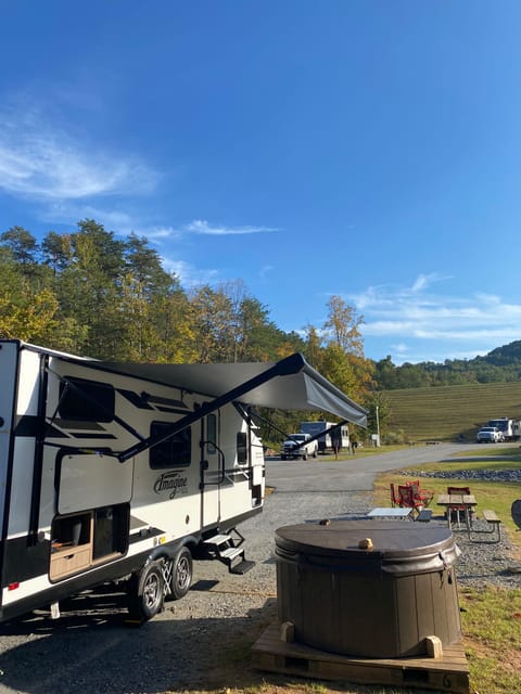 Jellystone Park in Bostic (hot tub not included with rental)