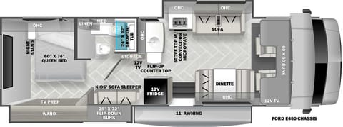 Interior Layout of Sunny