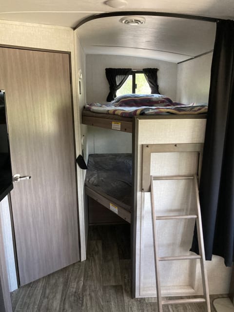 Bunk beds in the rear