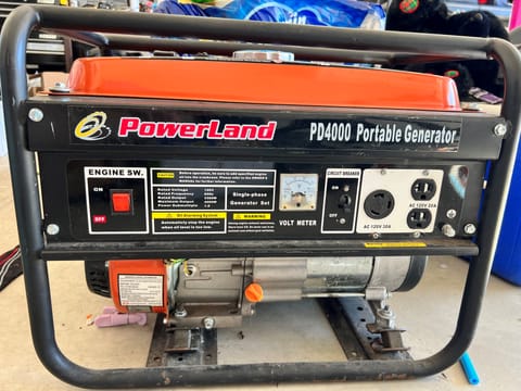 Generator available upon request and with an extra fee.