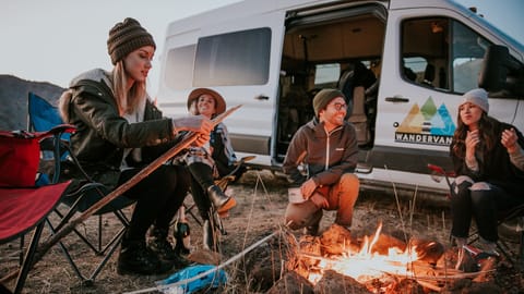 campfire with your friends