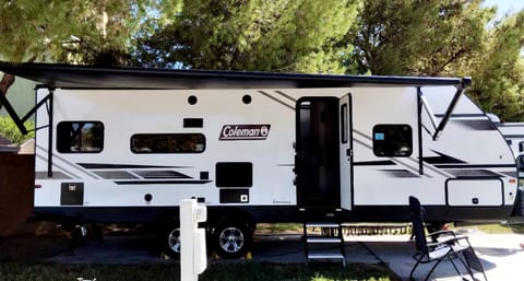 Awning provides a shady spot to relax!