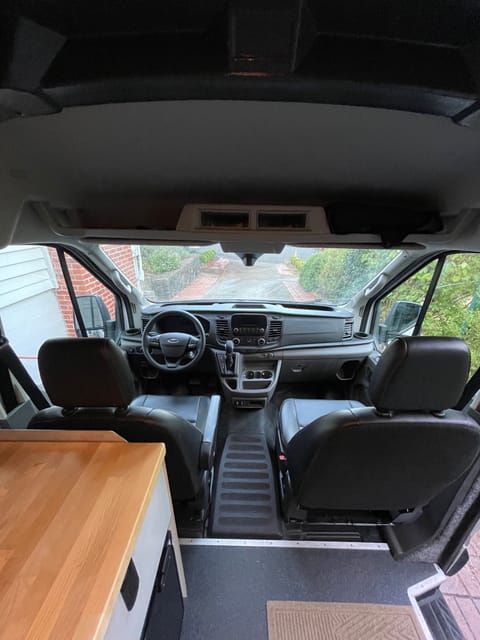 Cockpit of the van! 