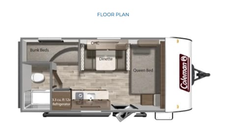 Floorplan of the unit. 