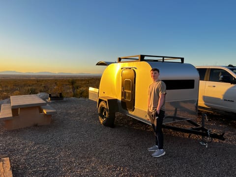 Roof rack can be setup with a storage box, kayak racks, or a roof top tent at an additional cost.