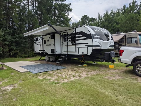 RV Rental delivered to campgrounds near Hilton Head Island, South Carolina Towable trailer in Bluffton