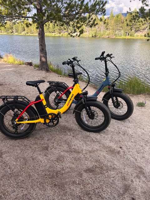 These E-bikes are available to use with the RV. See the add-ons when booking. 