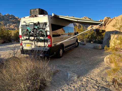 Indian cove campground in Joshua tree