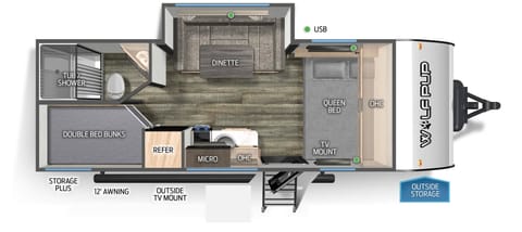 19' Bunkhouse with Slide (Davis, Weber, Morgan County) (2 Units) Towable trailer in Ogden