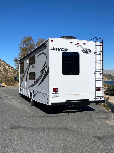 Rear view of RV which includes Rear Vision Camera