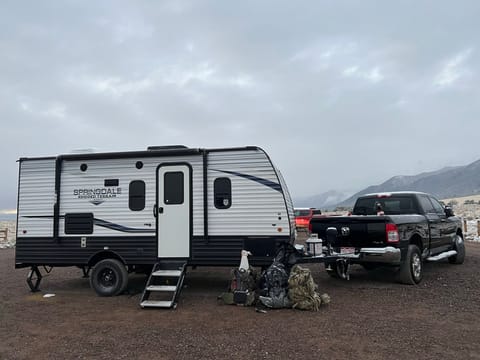 2019 Keystone RV Springdale - Basecamp to Adventure Towable trailer in Black Forest