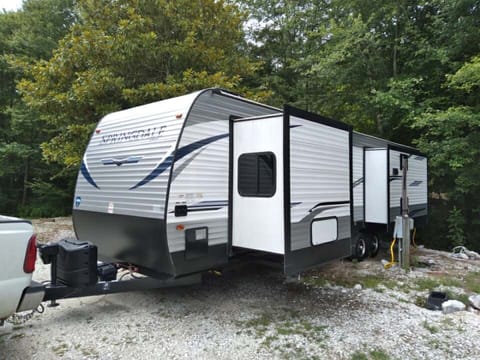 (Stationary Listing Only) 33ft Springdale RV Quiet Wooded Area & Spacious ( Towable trailer in Fenter Township
