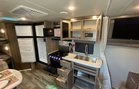 Above and below kitchen cabinets