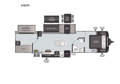 2022 Keystone RV Bullet Premier Ultra Towable trailer in Richland