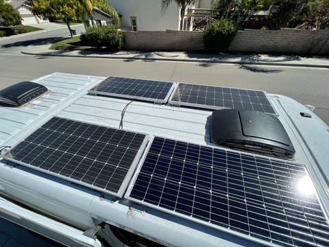 Solar Panels - 200aH battery bank/inverter to keep you charged and connected! 