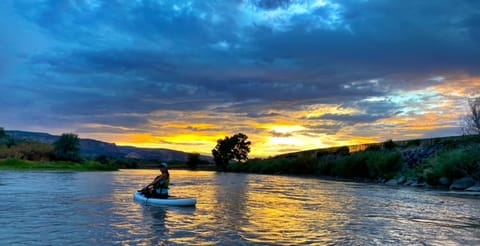 Enjoying the Colorado River.