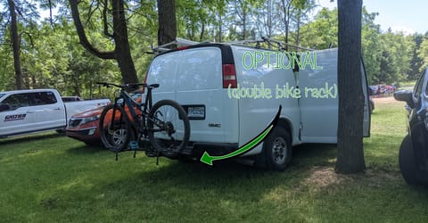 Add a bike rack to your rental!